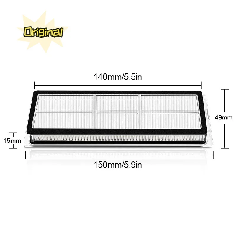 Фото Для Xiaomi Mijia 1C/2C/1T STYTJ01ZHM STYTJ02ZHM Dreame F9: Фильтр, Салфетка для швабры, Аксессуары для пылесоса, Основная и боковые щетки, Запчасти №5