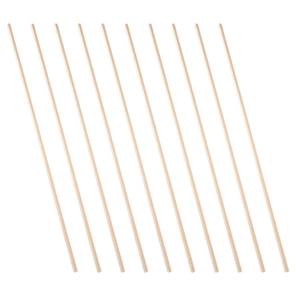 

10 Pcs Triangular Wooden Strip Window Decorative Trim Screen Models Stick Manual Molding Edges