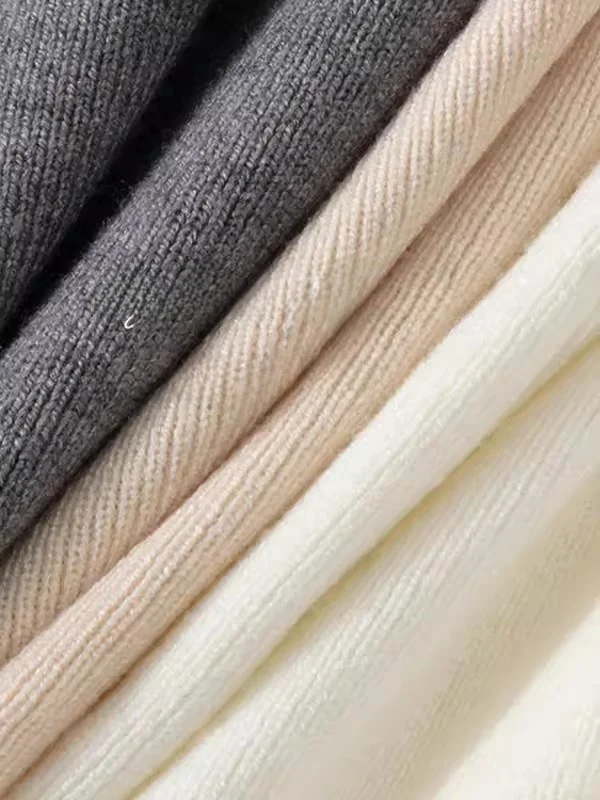 Серая осенне-зимняя нижняя рубашка для женщин Иу 2024 новый вязаный свитер с