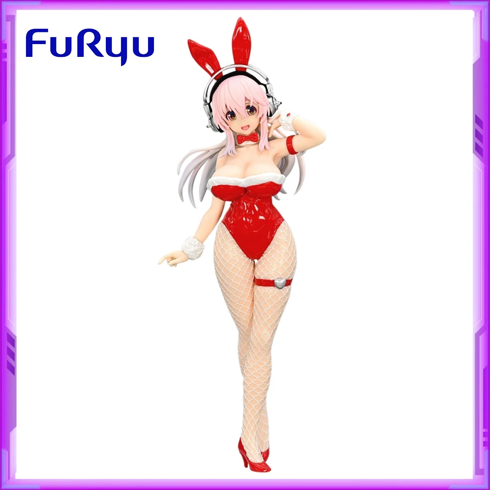 Фото Оригинальные FuRyu BiCute Bunnies SUPER SONICO ПВХ аниме фигурки экшн-фигурки модель игрушки подарок №1
