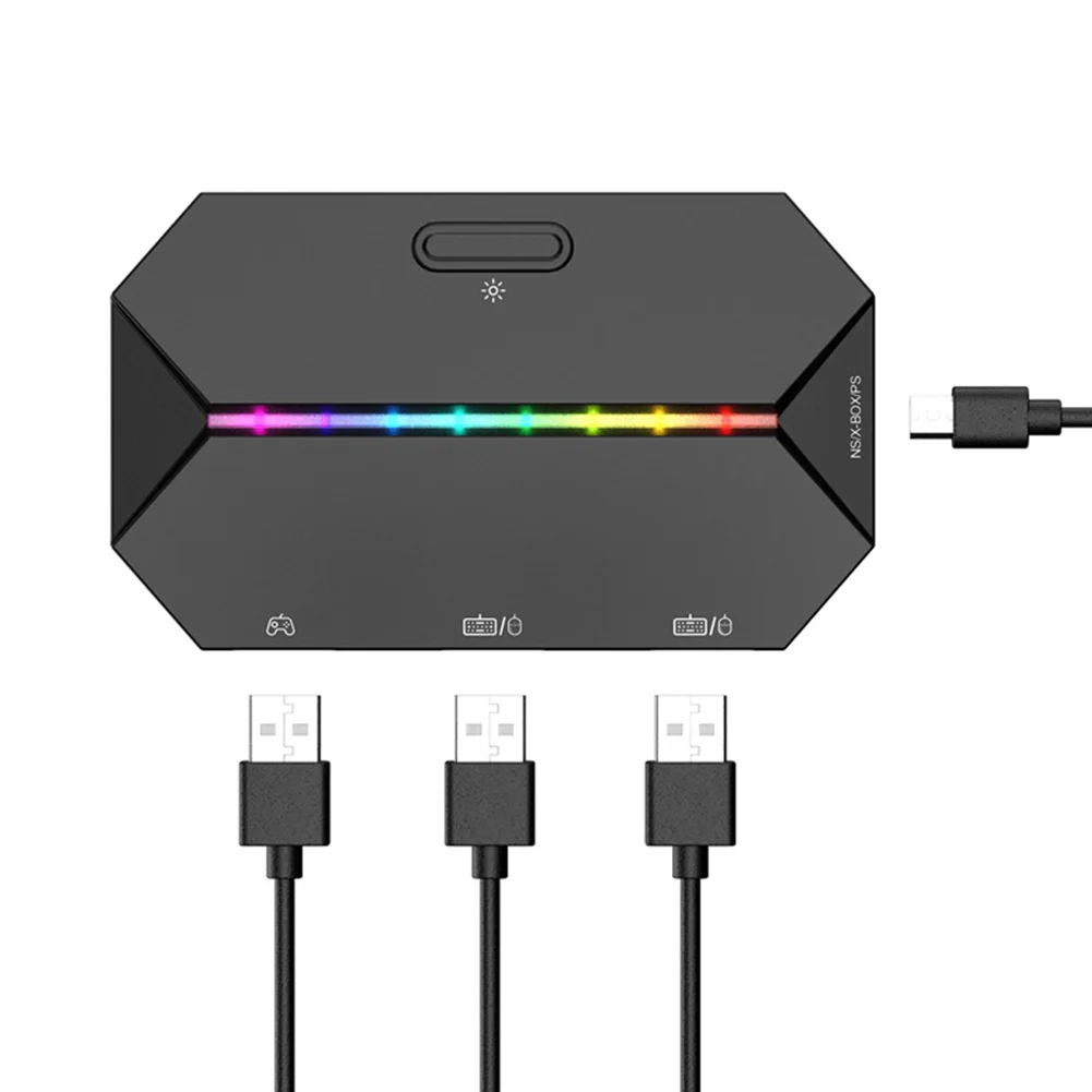 Конвертер для игровой клавиатуры и мыши G6L портативный Проводной адаптер