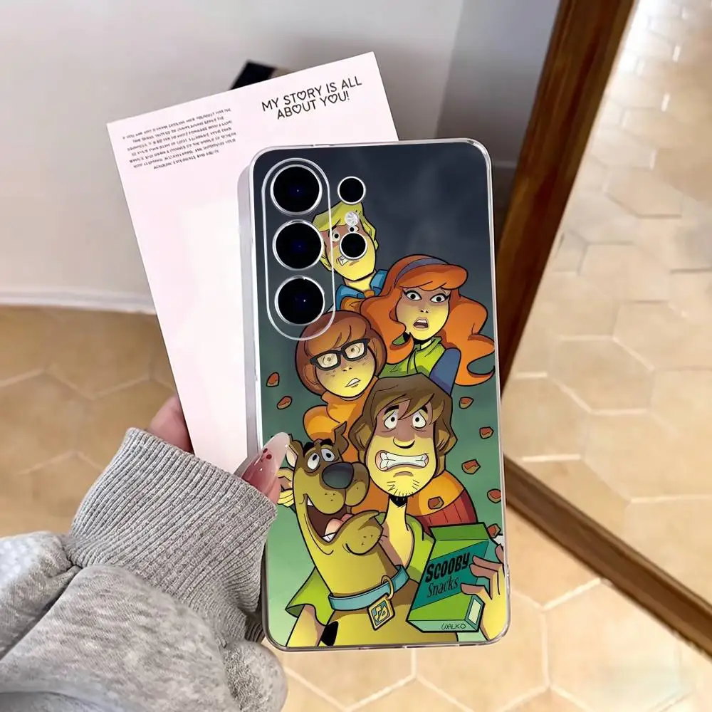 Фото Чехол для телефона S-Scooby-Doo для Samsung S25, S24, S21, S22, S23, S30, Ultra, S20, Plus, Fe, Note, 10, 9, 5G, прозрачный №2