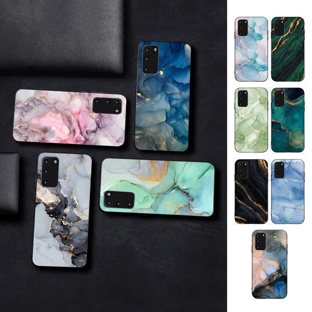 

Fashion Color Marble Phone Case For Samsung S 9 10 20 21 22 23 30 23plus lite Ultra FE S10lite Fundas