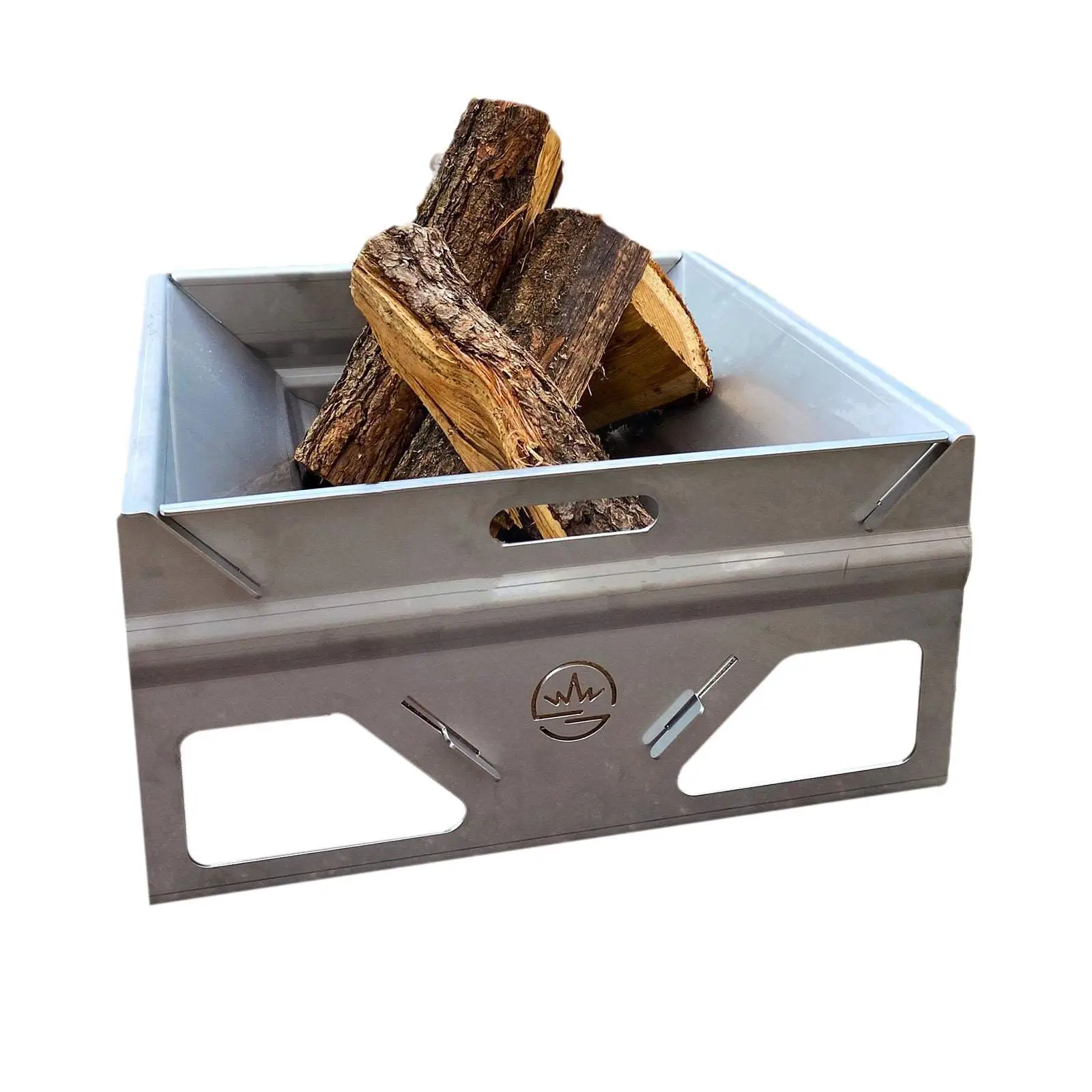 

Outdoor Hand Warming Fireplace Winter Portable Stainless Fire Campfire Mesh Fireplace Rack Steel Steel Wood Patio Burning P K2Q7