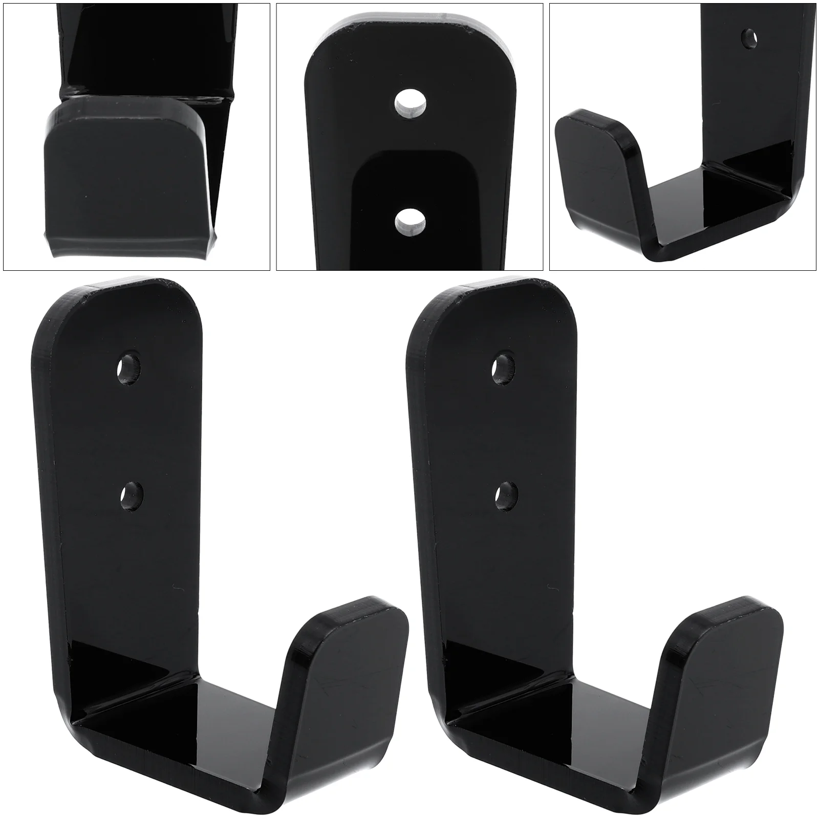 

2 Sets Hockey Stick Rack Shelf Bracket Hanging Multi-functional Stands Multipurpose Storage Acrylic Ski Poles Travel Fishing