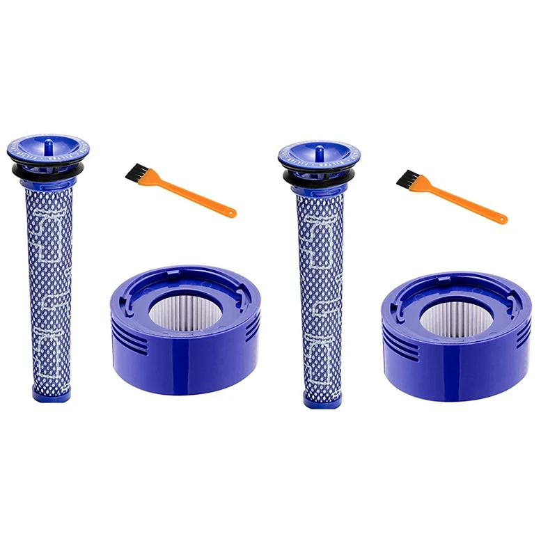 

2X Suitable for Dyson Vacuum Cleaner Accessories Filter V7 V8 V6 Dc58 59 62 74 Pre and Post Filter Elements