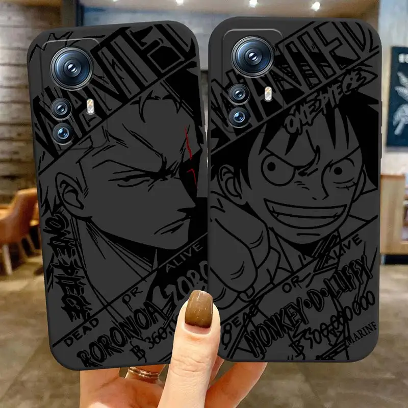 

Anime Comics O-One P-Piece Phone Case For Xiaomi Mi 13 12T 12S 12X 12 11 11T 11i 10T 10 9 8 Pro Lite Ultra 5G Black Cover