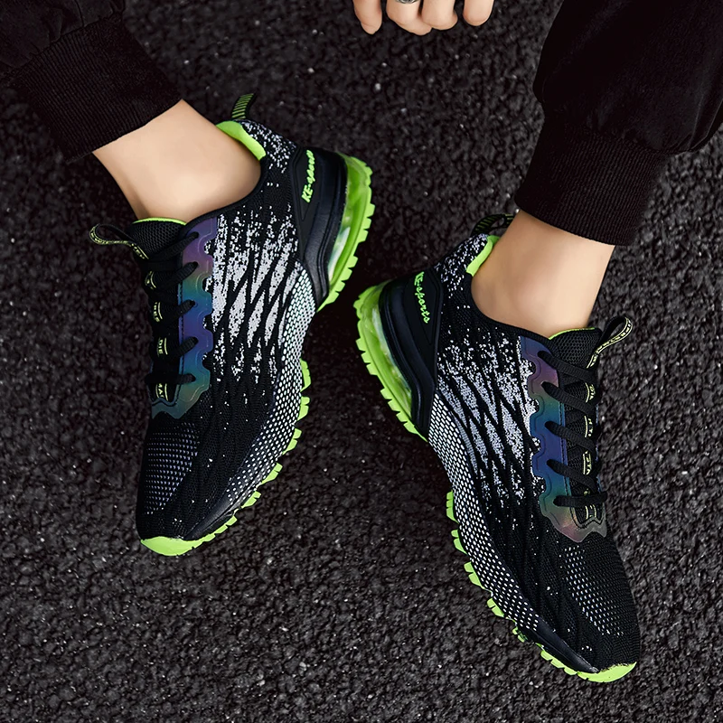 New fashion casual ultralight running shoes marathon air cushion large size sneakers