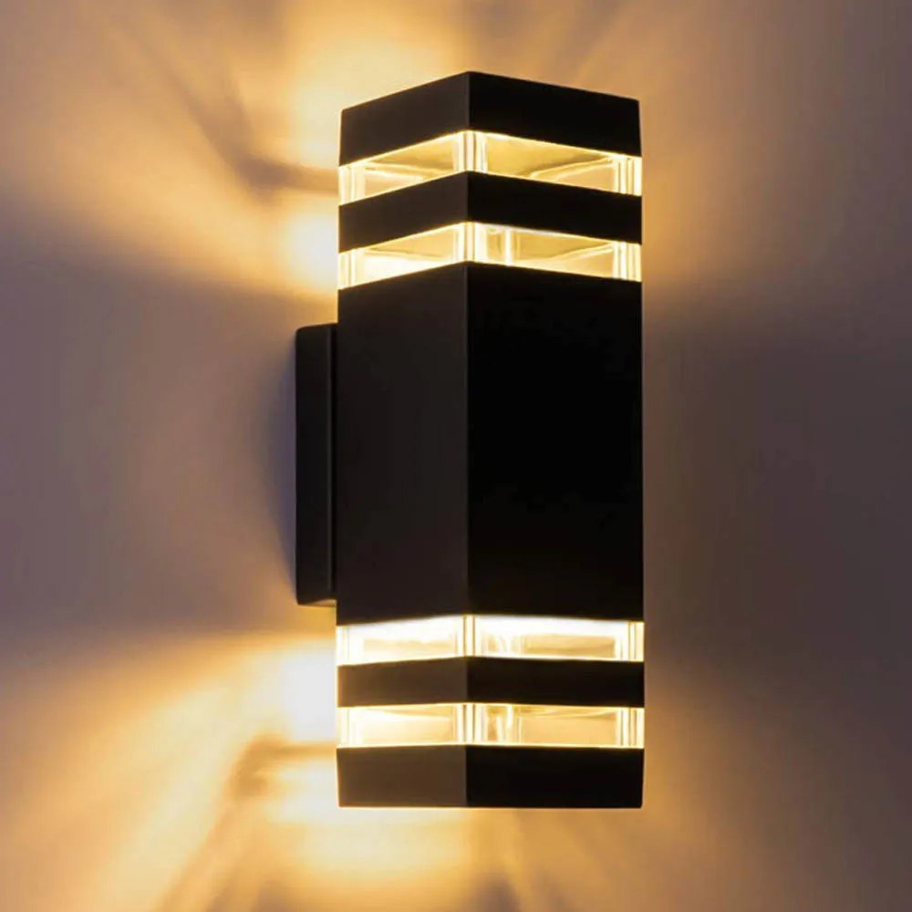 

PVC Material Outdoor Wall Light Double Head Wall Light LED Outdoor Garden Wall Light