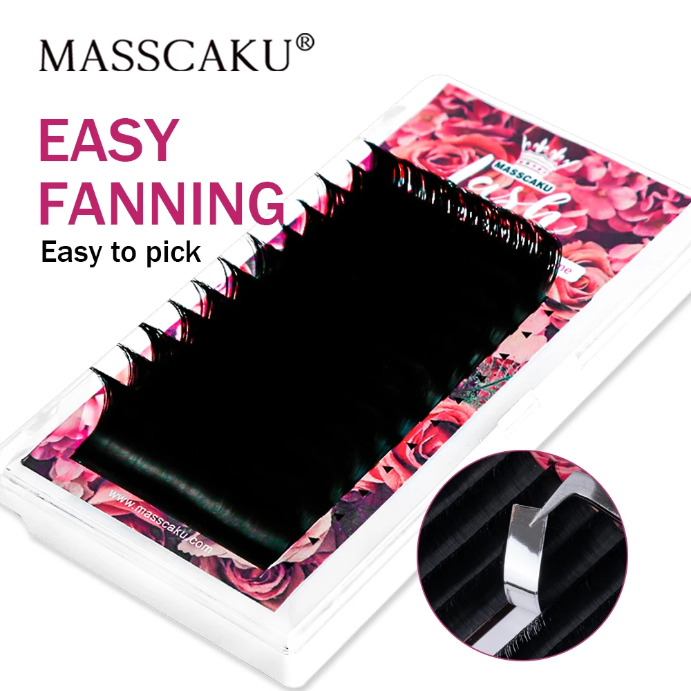 Накладные ресницы MASSCAKU с русской камелией