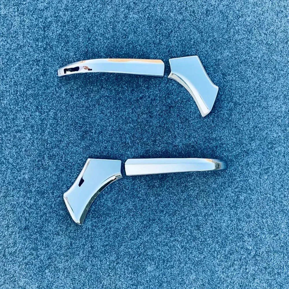 

Для Toyota Harrier Venza 2020-2024 ABS хромированная защита для зеркала заднего вида автомобиля, полоса для предотвращения столкновений, автомобильные аксессуары