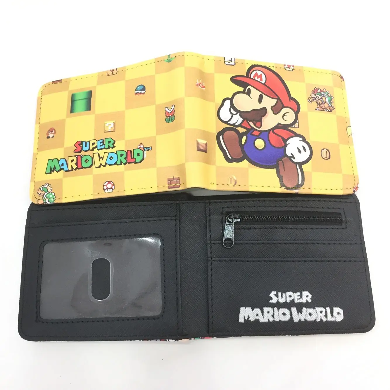 Японский кошелек с горячими мультяшками для детей с отделением для карт и монетной карманом.