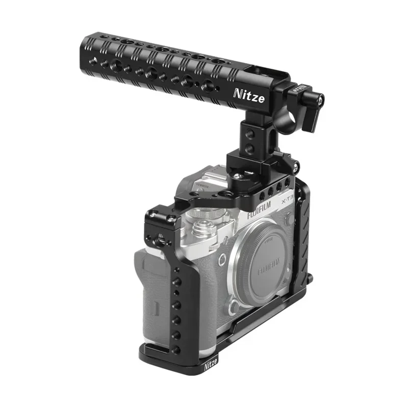 Комплект клеток Nitze CAMERA X-T2/X-T3 с зажимом для кабеля HDMI опорной пластиной и стержней