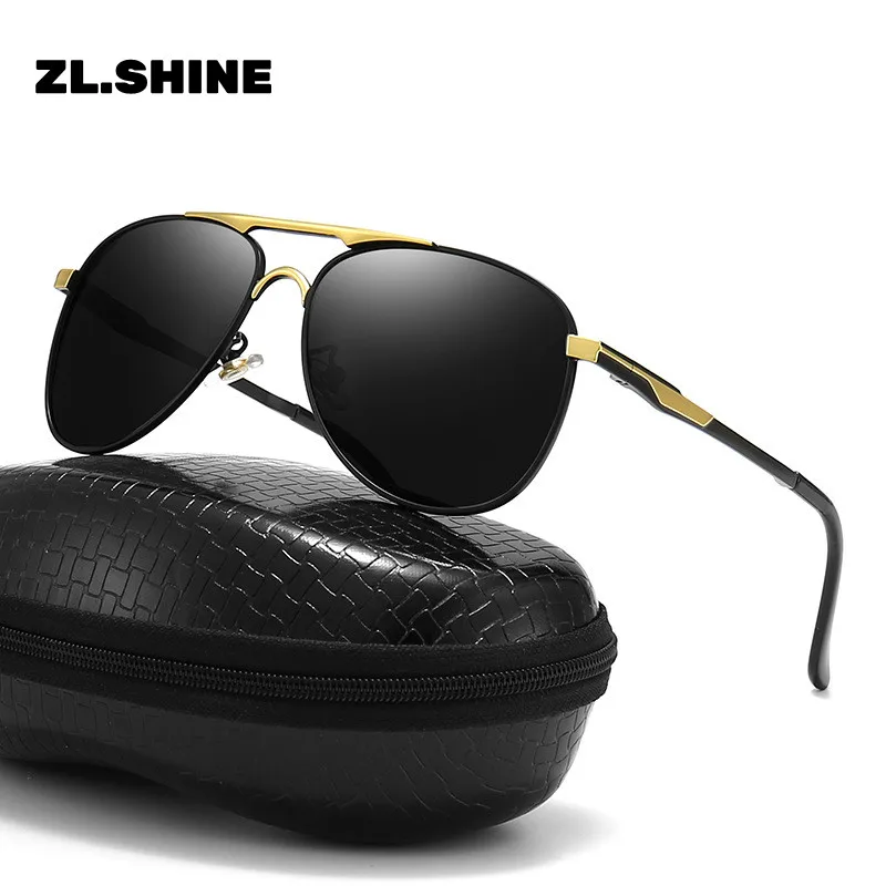 

Классические винтажные поляризационные солнцезащитные очки для мужчин и женщин, роскошные брендовые дизайнерские зеркальные очки с жабой ...