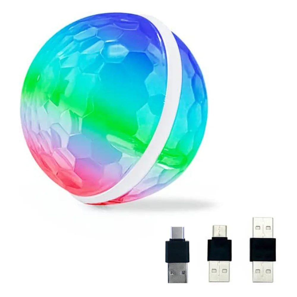 

Портативный светодиодный ночной Светильник для дискотеки, миниатюрный красочный Волшебный шар, сценическая атмосферная лампа для дома, вечевечерние, декор KTV, бара