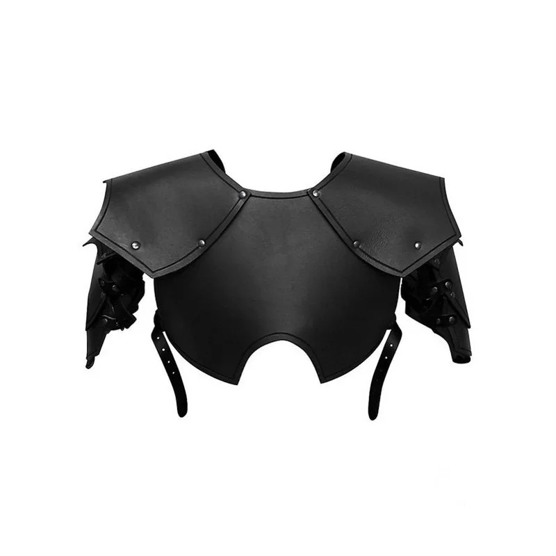 Костюм для косплея средневекового эльфа женский кожаный жилет с бретелями и
