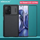 Чехол 2-в-1 Nillkin + стекло для Xiaomi 11T 11T Pro, защитный чехол для камеры с закаленным стеклом для Xiaomi Mi 11T Pro