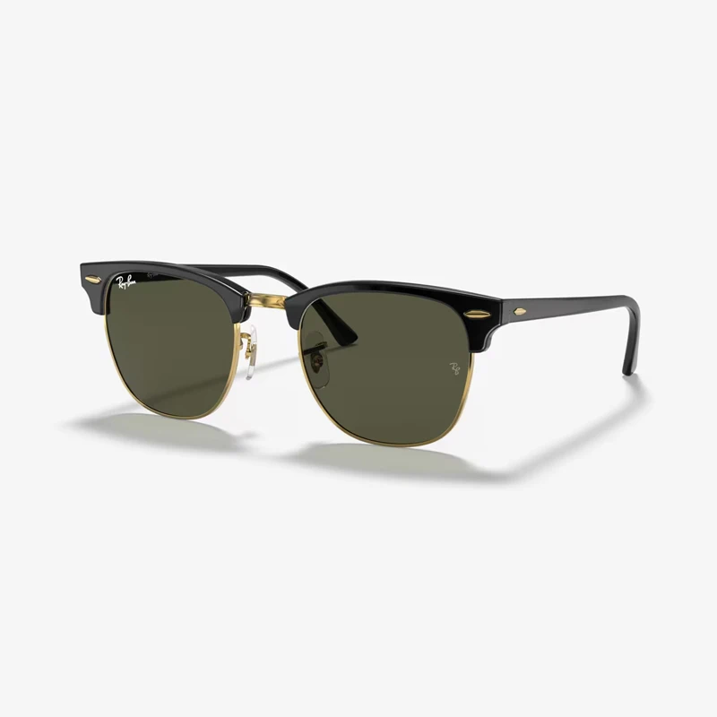 Фото Оригинальные солнцезащитные очки Rayban Classic Clubmaster 3016 со стеклянными линзами в коробке №1