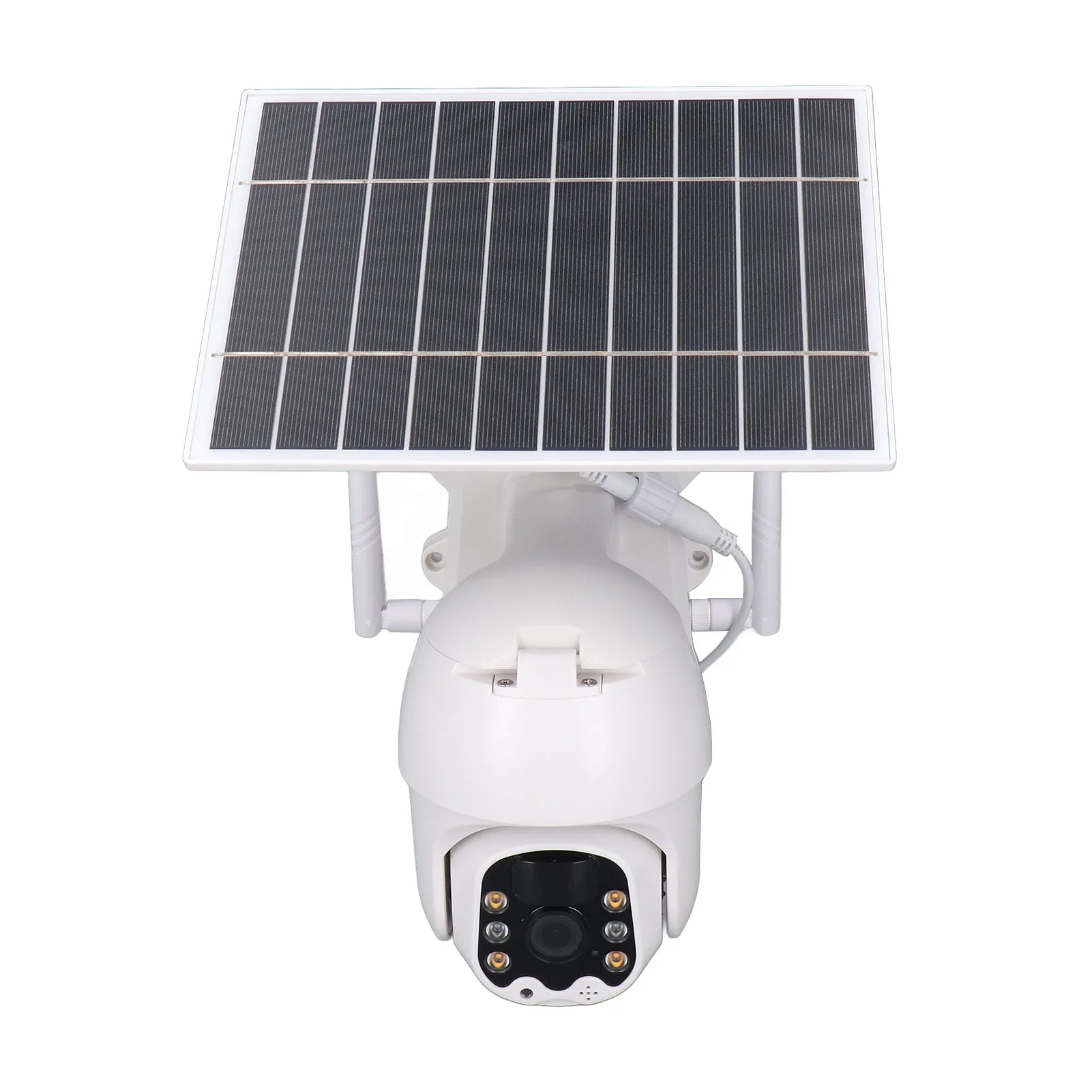 Солнечная камера безопасности 3MP 1080P HD Беспроводная 360 ° PIR Обнаружение движения