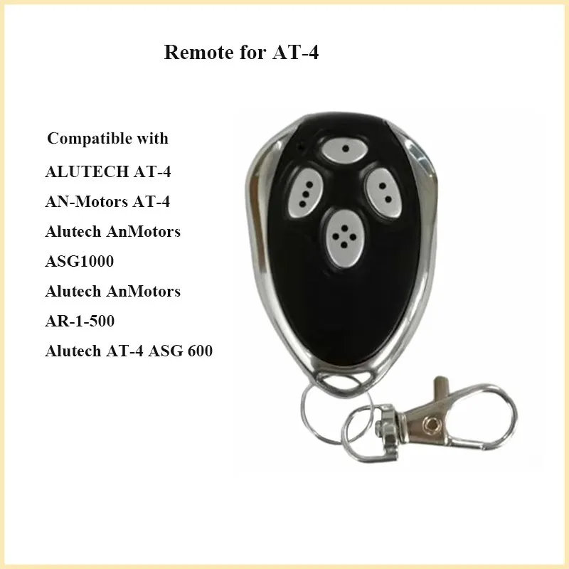 

For Alutech AT-4 AR-1-500 AN-Motors AT-4 ASG1000 Remote Control 433.92MHz Rolling Code Gate Garage Door Remote Control 433mhz
