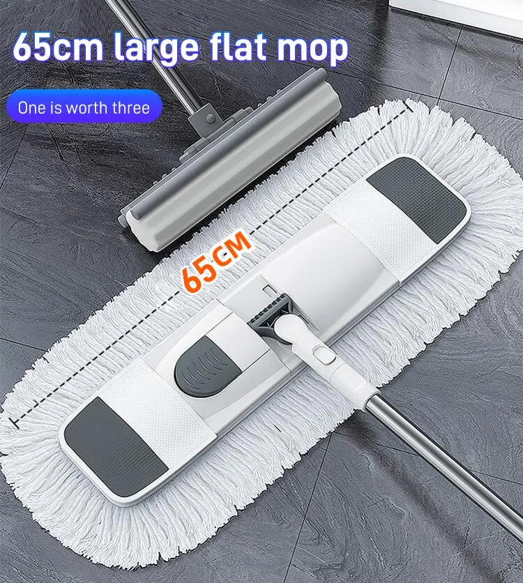 

Spray Dust Mop for Floor Cleaning Microfiber Professional Dry & Wet Flat Mops with a Extra Chenille Refill Mopping Pad