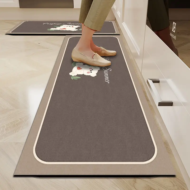 

Кухонный коврик, стирающийся Противоскользящий напольный ковер для прихожей, балкона, спальни, гостиной
