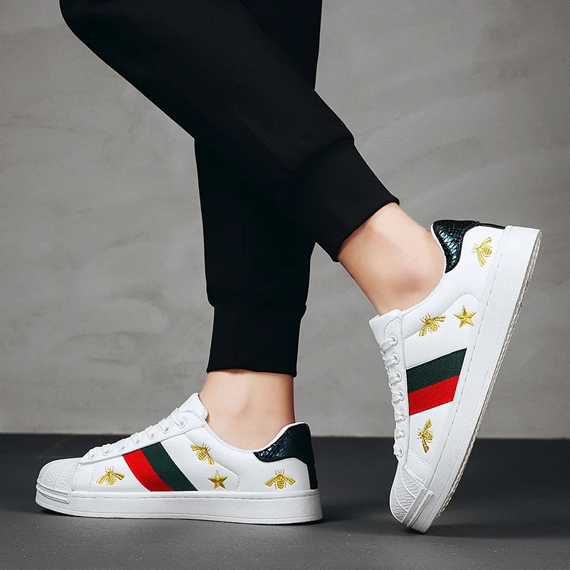 Brand Men Skateboarding Flat Man Sneakers Zapatos Hombre Spring Autumn Male Sport Shoes Rubber Mens Luxury Shoes Rubber Boots