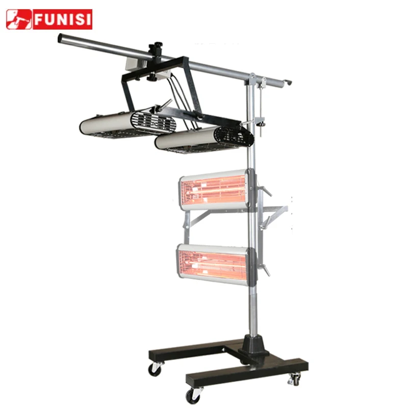 Инфракрасные лампы для сушки краски FUNISI после агрессивного покрытия