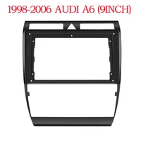 for audi a6 9 inch 2 double two din car audio headunit stereo fascia panel dash mounting frame accessory trim kit face