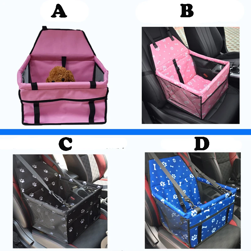 

Travel Dog Car Carrier Seat Cover Folding Hammock Pet Carriers Bag Carrying For Dogs Cats Transportin Pet Basket Waterproof