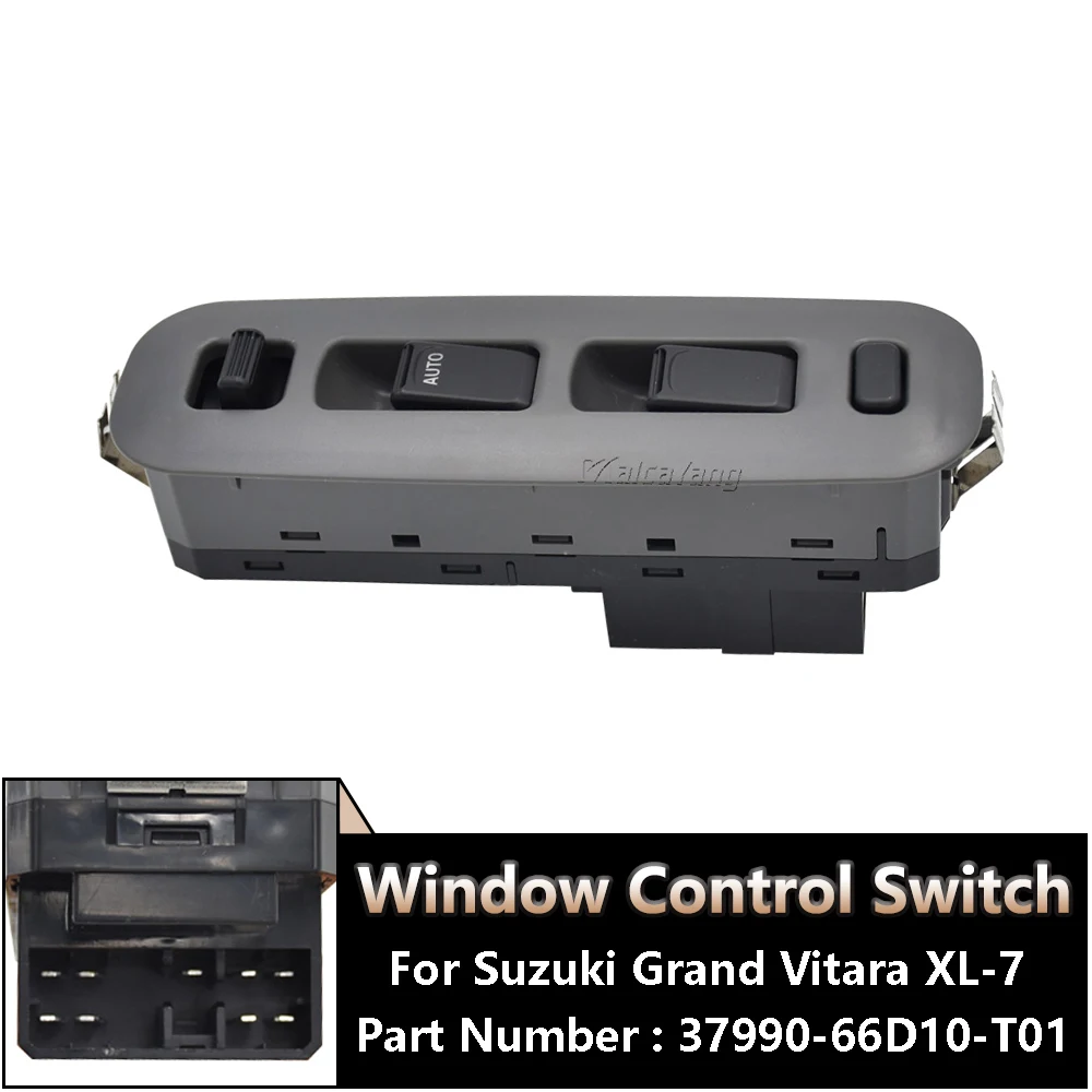 

Auto Part For Suzuki Grand Vitara XL-7 1999-2006 Car Power Window Control Switch Lifter Button 3799066D10T01 37990-66D10-T01