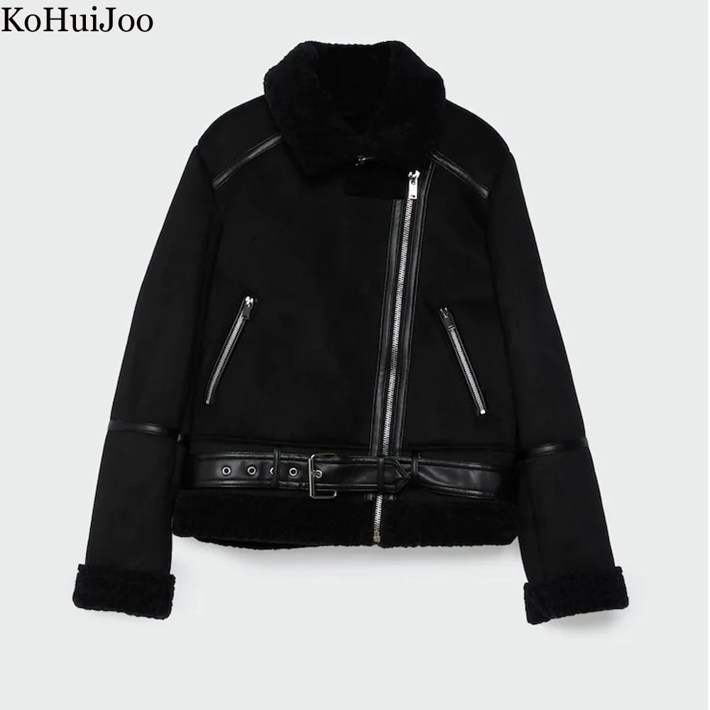 Рисунок 2 - Женское короткое зимнее пальто KoHuiJoo из ягненка