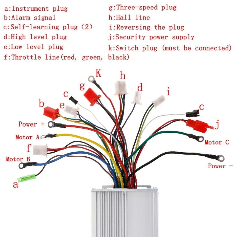 

DC 48V 1500W Electric Bicycle E-bike Scooter Brushless Motor Speed Controller
