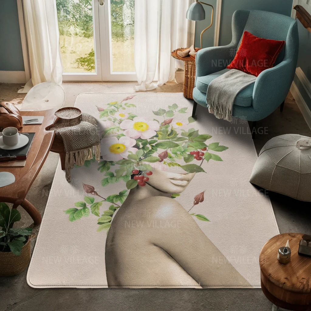 Напольные коврики для гостиной ковер семейной двери современный скандинавский