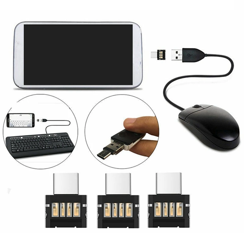 

Адаптер USB Type-C на USB OTG, совместимый с флеш-накопителями USB Type-C, 20 шт.