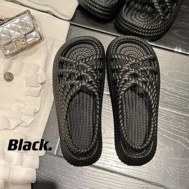 Pillow Slipper Indoor Slippers for Women Unisex Shower Bathroom Massage Foam Super Soft Non-Slip Quick Drying Thick Sole Sandals