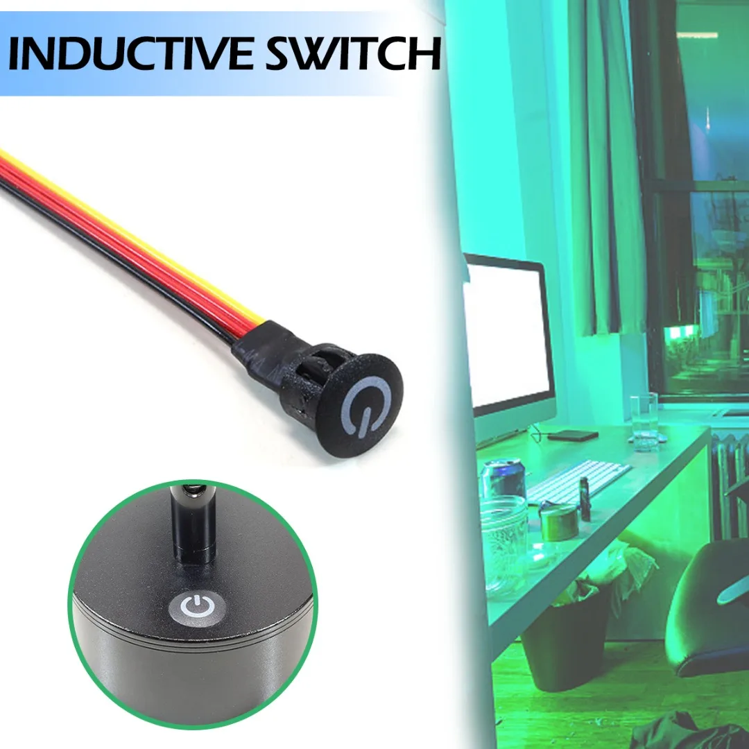 

Настольная деталь, практичная искусственная кожа, переключатель освещения, аксессуары для домашнего применения, 1 шт.