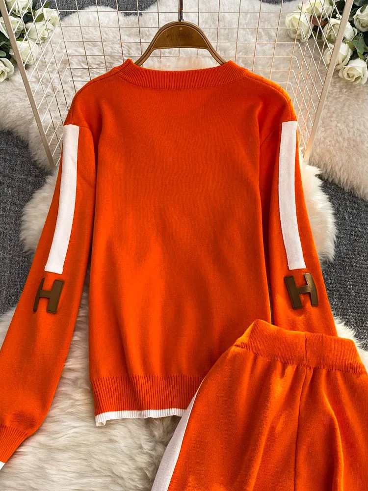 Новый весенний креативный шерстяной свитер с длинными рукавами и цветочной