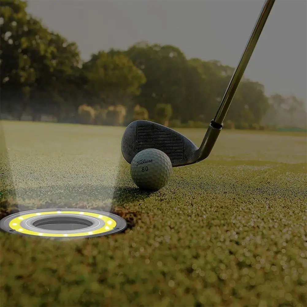 

Glow Glowing Golf Hole Lights 3 Modes Luminous Led For Golf Hole Night Light Up Golf Long Lasting Bright Night Sports T3u4