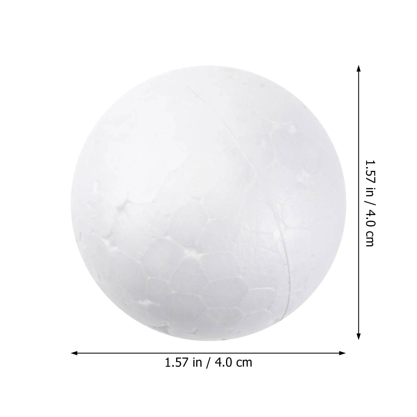 15 шт. твердые пенопластовые шары круглые из полистирола белые свадебные