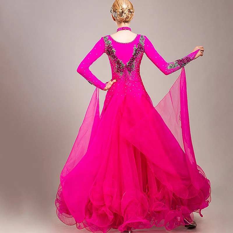 Индивидуальное высококачественное платье для бальных танцев Женская