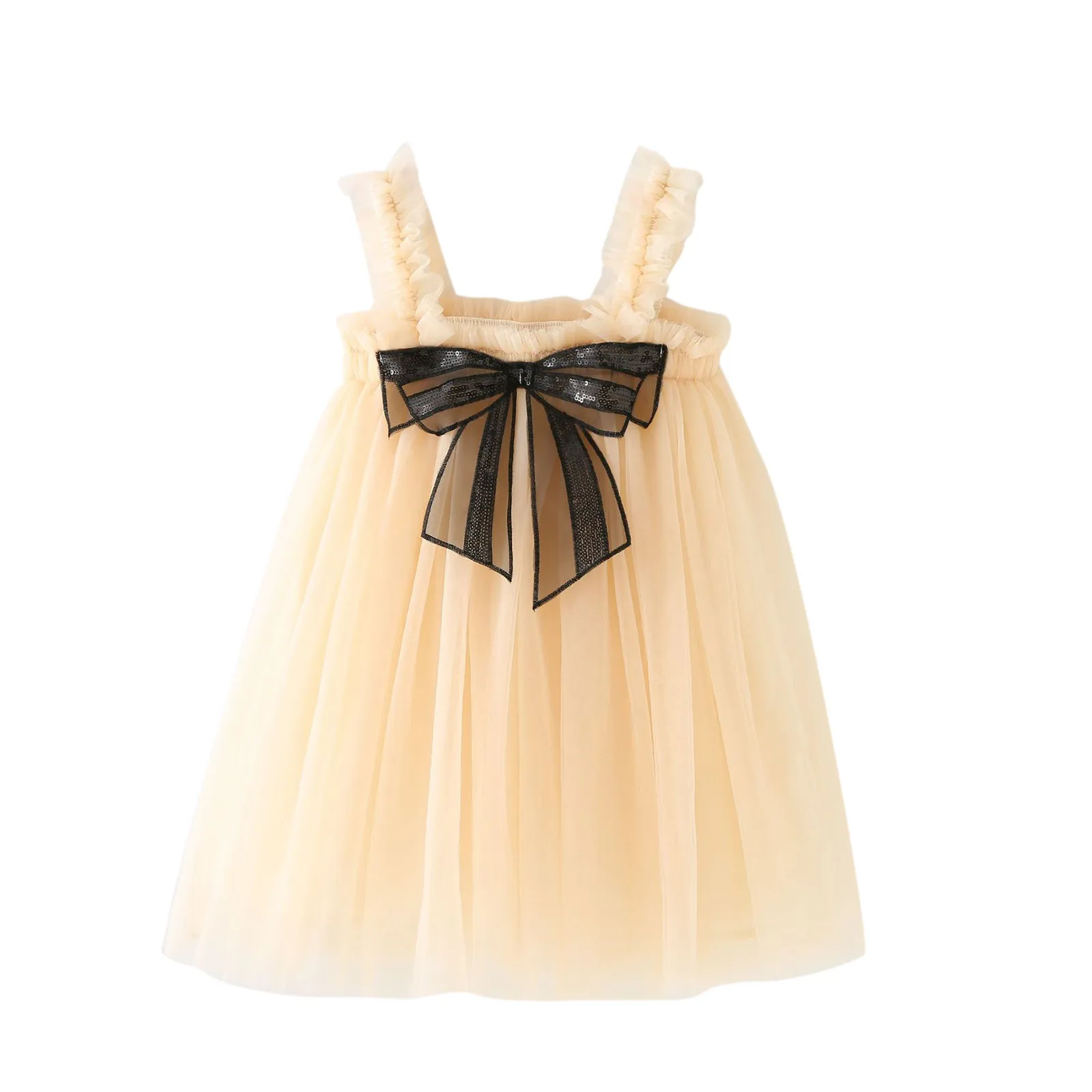 

Birthday Toddler Tutu Dress Girls Dresses Tulle Princess Kids Sequin 1-6Y Layered Casual Baby 5t Princess Dress