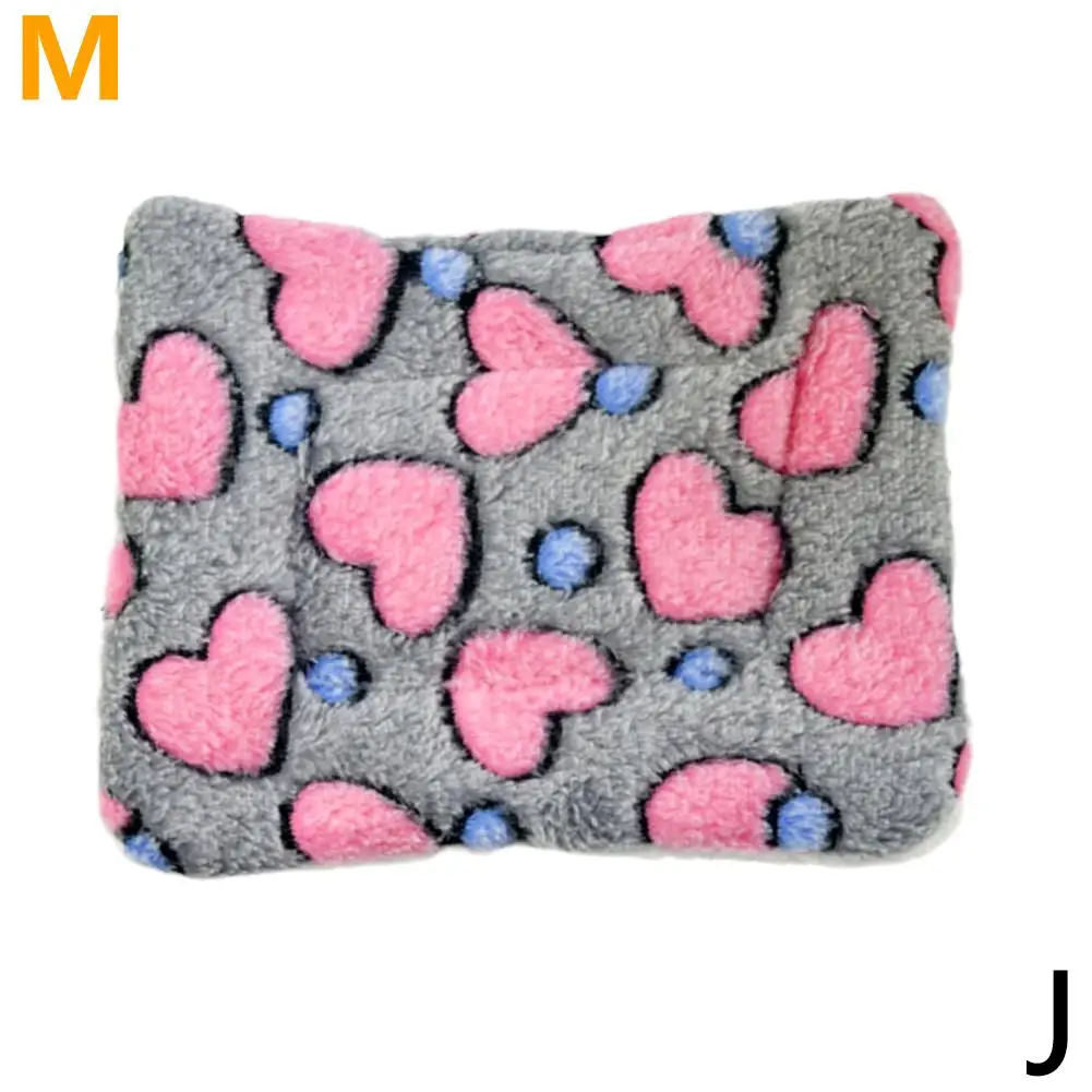 Флисовый коврик для мелких животных клетки зимняя теплая кровать хомяка дом