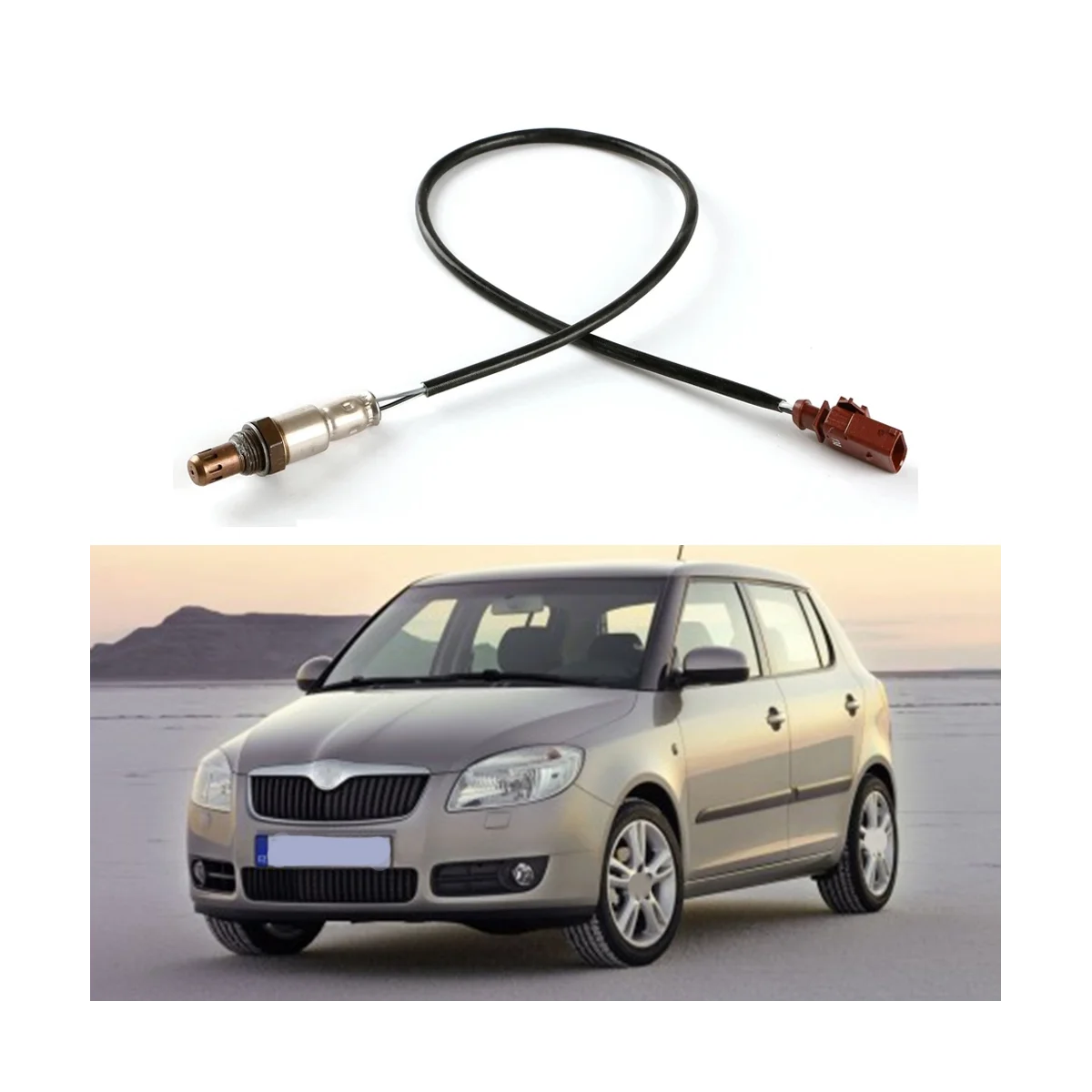 Передний датчик кислорода O2 для Toledo Fabia Rapid Roomster 03C906262AT OZA629-V23 11-15 4 провода