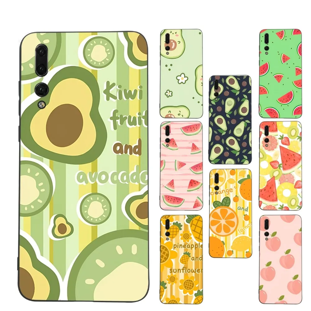 

Cute cartoon fruit Phone Case For Huawei P 8 9 10 20 30 40 50 Pro Lite Psmart Honor 10 lite 70 Mate 20lite