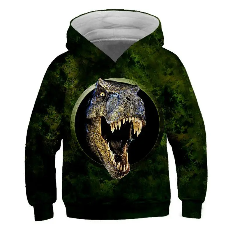 

Boys Cool Dinosaur Patterning 3d Hoodies Autumn Teen Kids Animal Hoodie Infantil Toddler Boy Girls Costumes Sweatshirt Clothing