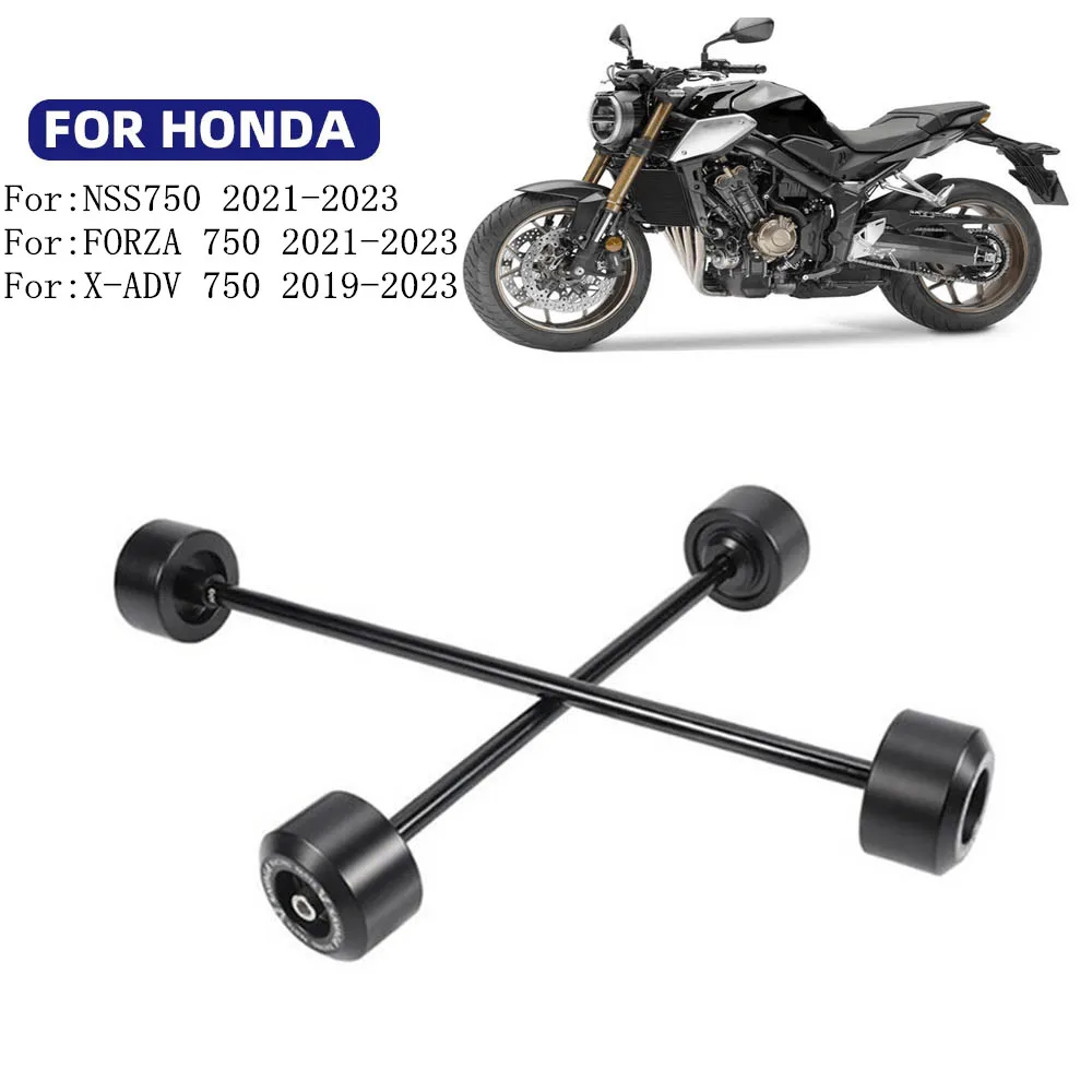 

For HONDA FORZA 750 2021-2023 Wheel Fork Slider Protector Motorcycle Accessories Front Rear Axle Crash Protector