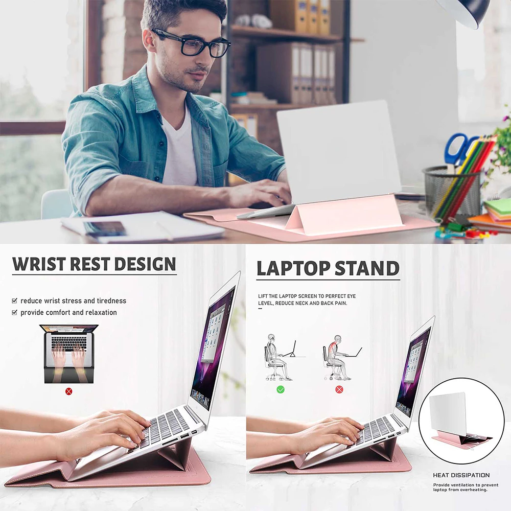 

Чехол для Macbook Air Pro 13 14 M1, чехол для ноутбука 13,3 15 15,6, сумка для ноутбука Huawei Acer Asus, деловая сумка