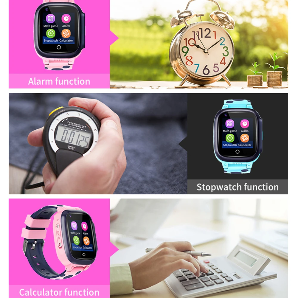 Обновление Y95 Kids Smart Watch Phone 4G GPS Wifi IP67 Водонепроницаемый Смарт-часы Детский трекер