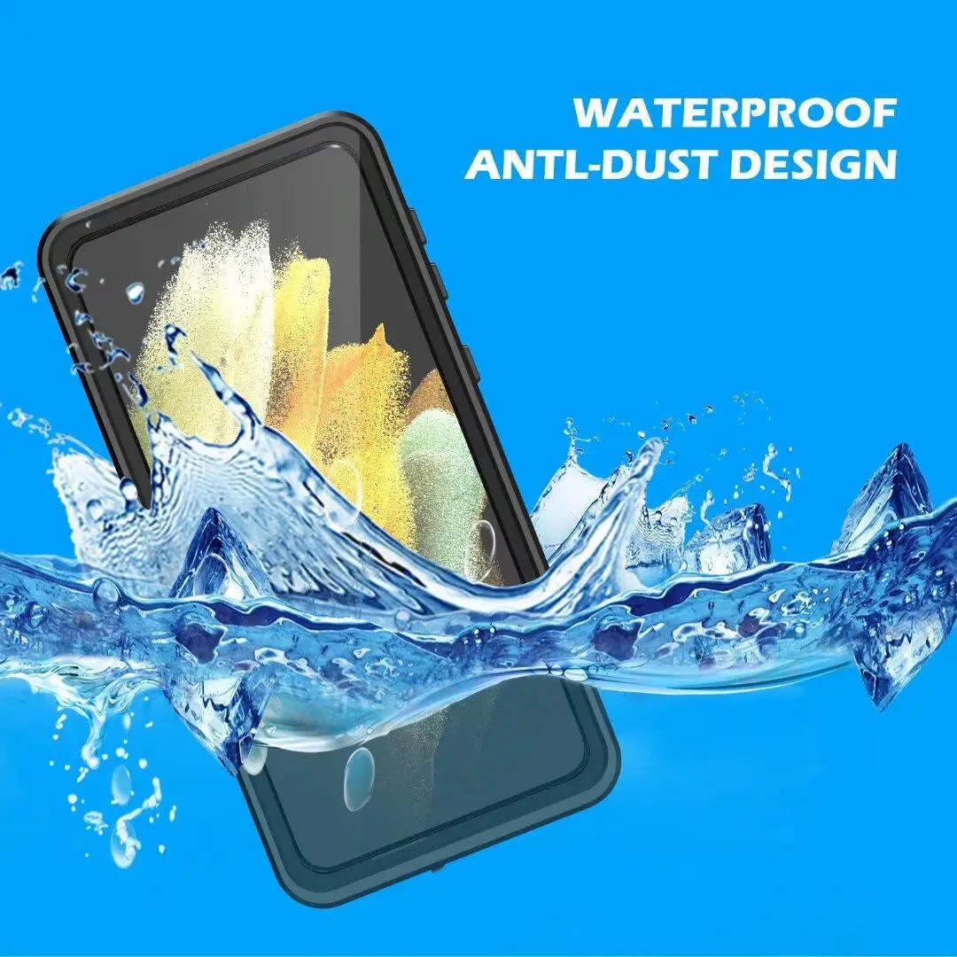 

360 Full Body Shockproof Waterproof Phone Case For Samsung Galaxy S21 Ultra Swimming Cover Coque For Samsung Galaxy S21 Plus 5G